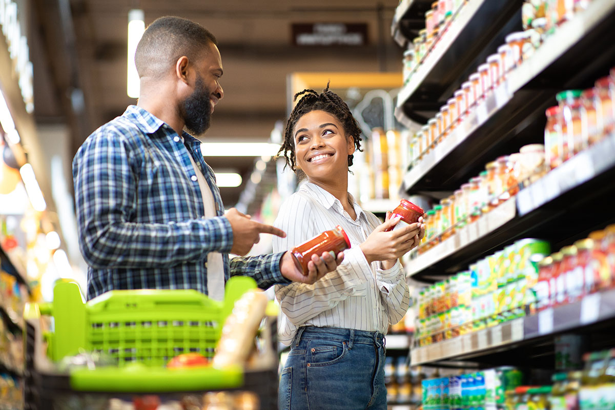 custom food label example image